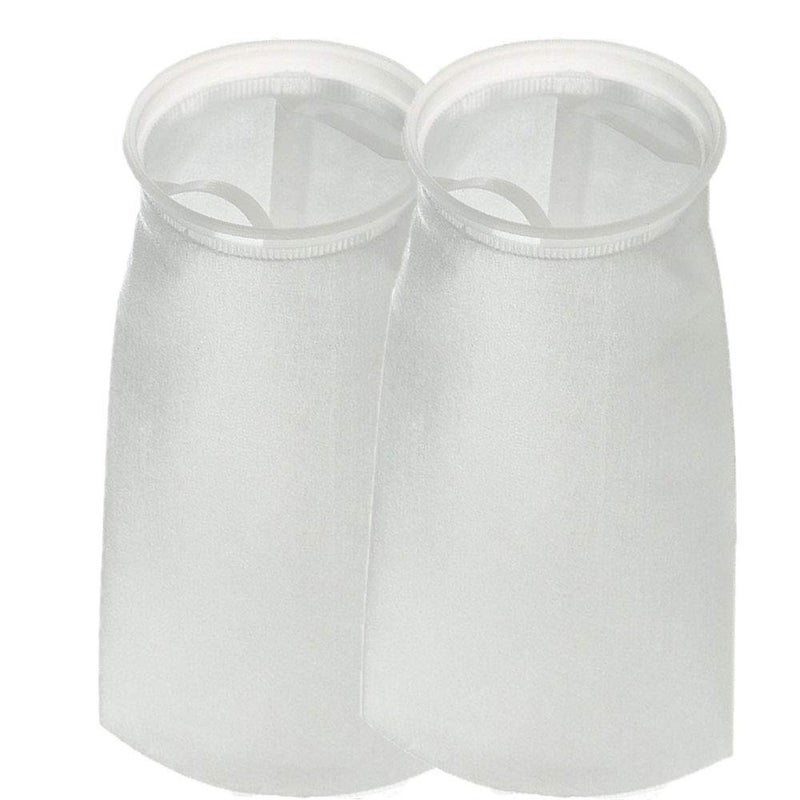 Honritone 7 Inch Ring by 18 Inch Long Filter Socks 5 Micron - Aquarium Sump Pond Felt Fabric Filter Bag - 2 Pack - Image 1